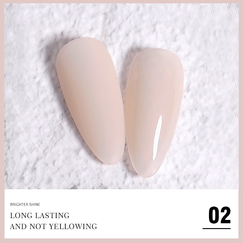 ANG-02 Coral Peach Series Cute Pinks White UV Nail Polish (5)