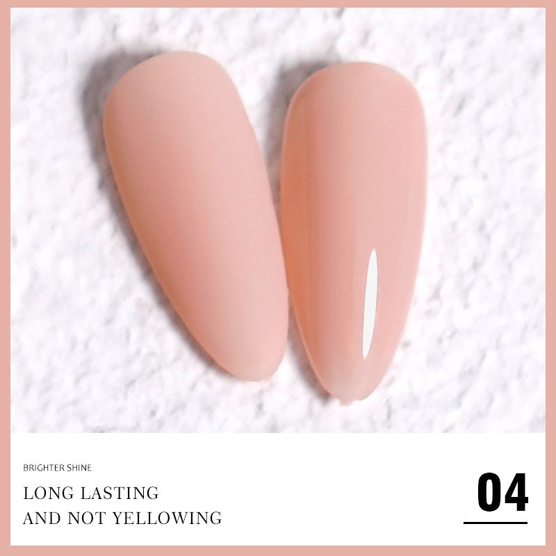 ANG-02 Coral Peach Series Cute Pinks White UV Nail Polish (7)