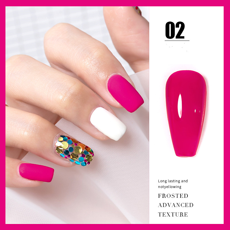 ANG-23 Popular Shimmer Red UV Nail Gel Polish (2)
